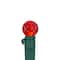 50ct. Red, Green & White LED G12 Berry Christmas Lights Set With Green Wire